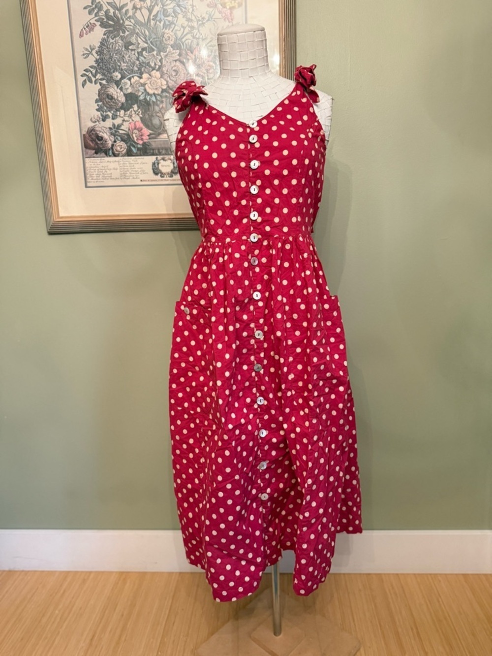 April Cornell Molly Polka Dot Dress - Picture 3 of 15